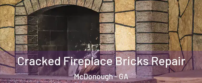  Cracked Fireplace Bricks Repair McDonough - GA