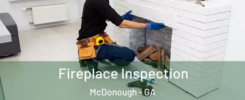  Fireplace Inspection McDonough - GA