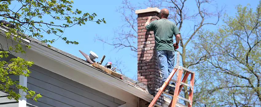 Vinyl and PVC Chimney Flashing Installation in McDonough, GA