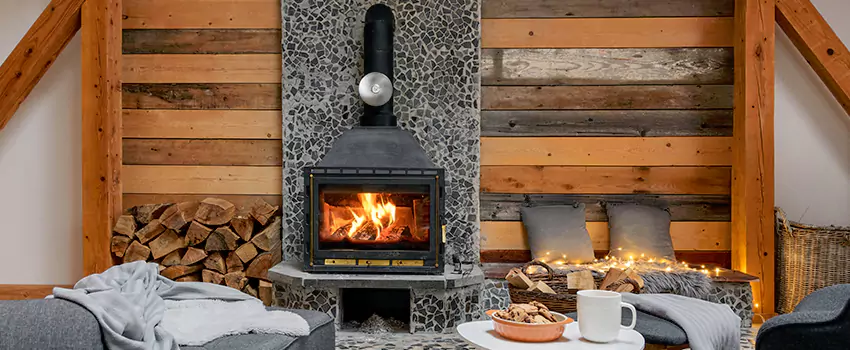 Thelin Hearth Products Direct Vent Gas Stove Fireplace Inspection in McDonough, Georgia