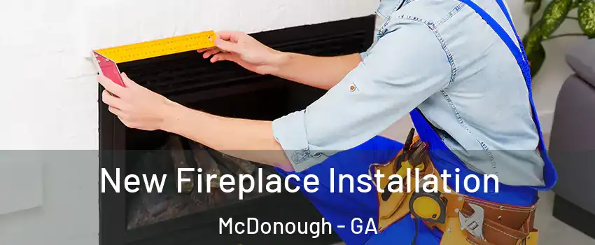  New Fireplace Installation McDonough - GA