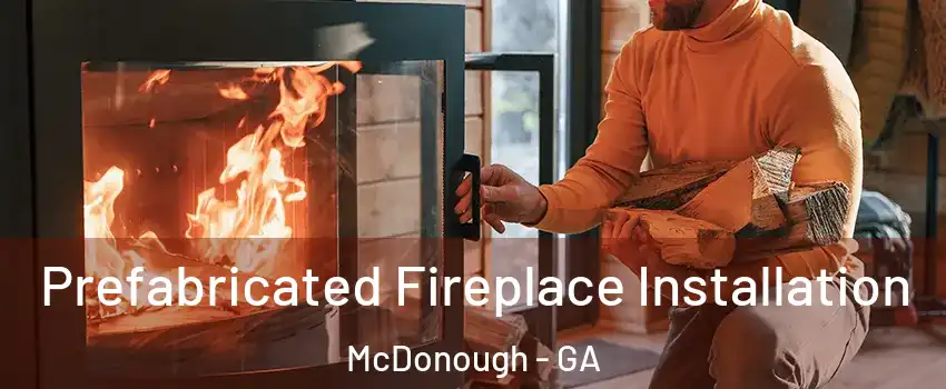  Prefabricated Fireplace Installation McDonough - GA